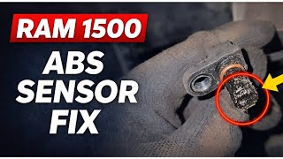 Ram 1500 ABS Light FIX (Common Wheel Speed Sensor Issue)