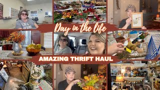 AMAZING THRIFT HAUL + How instyled it ~THE MAMA  ☺️💕 #thrifthaul  #thrifteddecor #dayinthelife