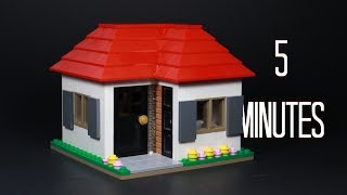 Make A BASIC LEGO House in 5 Minutes!!