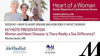 KEYNOTE PRESENTATION--Women and Heart Disease: Is There Really a Sex Difference? (Martha Gulati, MD)