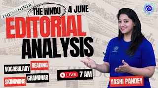 4 June 2024 | The Hindu Editorial Analysis | The Hindu Vocab | The Hindu Newspaper | Yashi Pandey