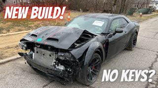 I Bought a Totaled 2021 Dodge Challenger Hellcat Widebody From Auction! *LOW MIL