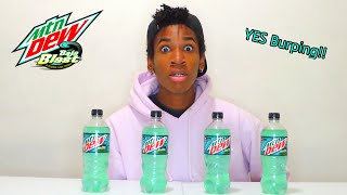 2.40 Liter Mountain Dew BaJa Blast YES Burp Soda Chug **insane burping**