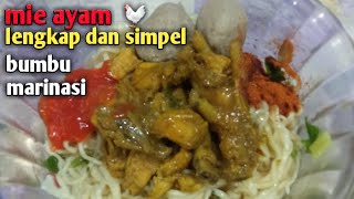 Dapur family!! Resep mie ayam lengkap dan simpel!! dengan bumbu marinasi!! enak bikin ketagihan