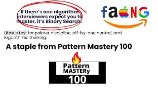 [Javascript] Binary Search - Leetcode 704 -- Illustrated! | Pattern Mastery