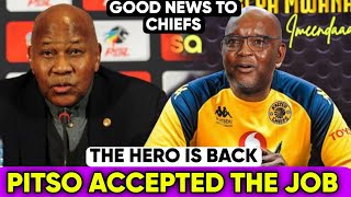 PITSO Finally APPROVED Kaizer Chiefs Coaching Job - NOBODY EXPECTED THIS (BREAKING NEWS)