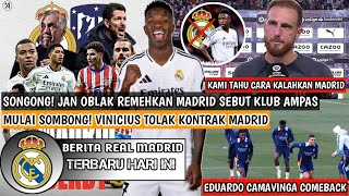 SONGONG❗Oblak Remehkan Madrid Sebut Klub Ampas😡Mulai Sombong! Vinicius Tolak Kontrak Baru😬Camavinga🔙