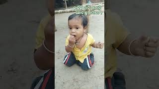 ଛୋଟ ଛୁଆ କାହିଁକି ଖାଆନ୍ତି ମାଟି ll Why Eat Soil Baby ll Childhood Time 🥰#short ll Cute Doll🤩@MOGAON586