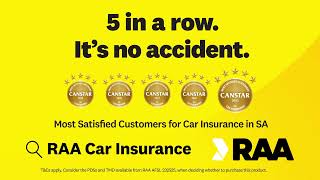 RAA Car Insurance - Canstar Most Satisfied Customers 2023 (6 sec)