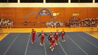 Keaau High Cheerleaders BIIF Championships 2015