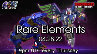 Rare Elements Transformers Earth Wars Live Stream
