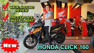 THE NEW HONDA CLICK 160 MATTE BLACK