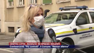 Etg - Centro città, inciviltà ed episodi violenti, Confesercenti: \