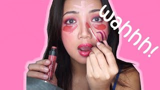 Face Using Only Liquid Lipsticks Challenge!