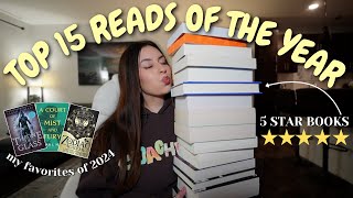 MY TOP 15 READS OF 2024! 🌟🌟🌟🌟🌟