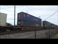 60mph screaming l119 csx es44ah 3095 u0026 yn2 ac4400cw 97 mentor oh may 2017