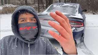 I Crashed.. My 400 Hp Charger In Winter Storm