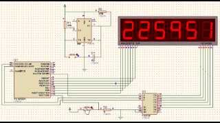 Digital Clock - Pic microcontroller - 3 modes: decimal, hex, binary