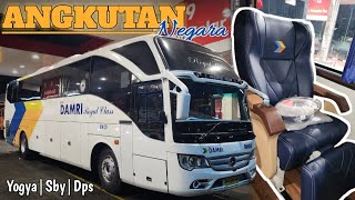 ANGKUTAN SOLAR NEGARA. OKE SIH TAPI ...❗️❗️❗️. Trip Damri Royal Class (Yogya | Surabaya | Denpasar)