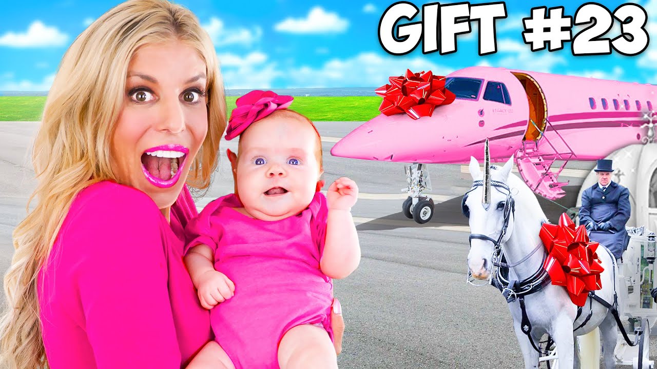 Surprising My DAUGHTER with 24 GIFTS in 24 Hours