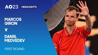 Marcos Giron v Daniil Medvedev Highlights | Australian Open 2023 First Round