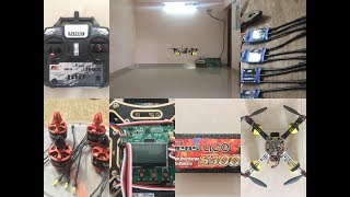 F450 Quadcopter KK2.1.5 Racerstar BR2212-980KV DYS-30A-SimonK 1045 Gensace 5300mAh-2s-65c