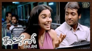 Ghajini Tamil Movie | Scenes | Suriya Purpose Love To Asin