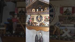 ซ่อมนาฬิกานก Cuckoo clock คนเลี่อยไม้  ....ช่างไก่