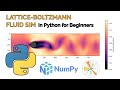 Simple Lattice-Boltzmann Simulator in Python | Computational Fluid Dynamics for Beginners