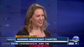 Warning about fake charities