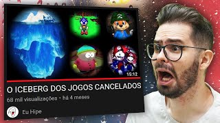 Pai Troll reagindo ao ICEBERG DOS JOGOS CANCELADOS