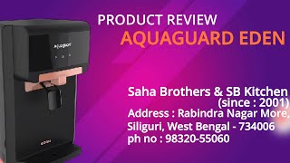 Aquaguard Water Purifier Product Review / Eden....