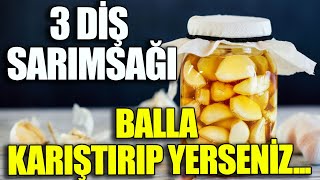 3 Diş Sarımsağı Balla Karıştırıp Yerseniz, Bakınız Neyi İyileştiriyor...