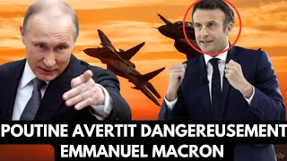 🛑🚫Poutine Répond Dangereusement aux Bla Bla d'Emmanuel Macron:Toute l'Europe a eu Peur!