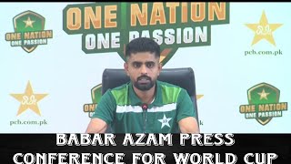 Babar Azam press conference before leaving india for ICC Cricket world cup 2023 😍🏏