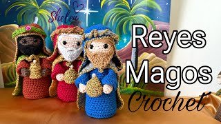 Reyes magos Crochet ♥️🧶 17 cm