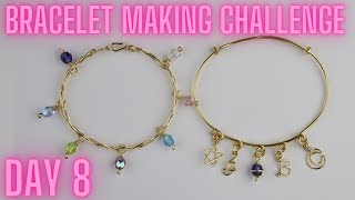 Charm Bracelet DIY Tutorial// Day 8 // 10-Day Wire Bracelet Making Challenge