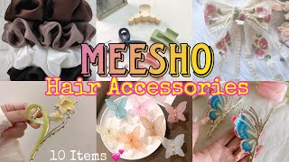 Meesho Cute and Aesthetic Hair Accessories Haul | Meesho Haul | Random Meesho Finds | Jasmin Kaur 🌸