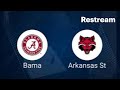 #2 ALABAMA CRIMSON TIDE vs. ARKANSAS STATE RED WOLVES post game chat