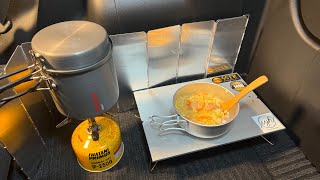 【車中泊】スイフトスポーツでずぼらメシの車中泊 Lazy Meals for Car Camping with the Swift Sport【ZC33S】【ENGsub】