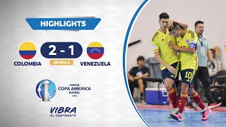CA FUTSAL 2024 | COLOMBIA 2 -1 VENEZUELA |  HIGHLIGHTS
