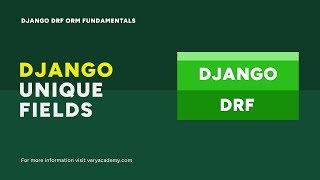 Unique Values | Django DRF ORM Query Fundamentals Course