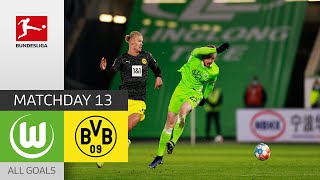 Haaland Record!  | VfL Wolfsburg - Borussia Dortmund 1-3 | All Goals | Matchday 13 – Bundesliga 2021