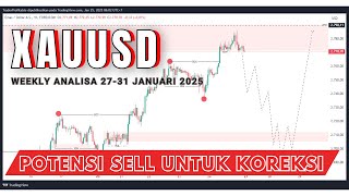 WEEKLY ANALISA XAUUSD 27-31 JAN 2025 : ADA POTENSI SELL UNTUK KOREKSI SEBELUM MENUJU NEW ATH ‼️