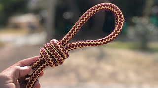 World Most Trusted And Easiest Loop Knot  ☠️ (HANGMAN'S LOOP )