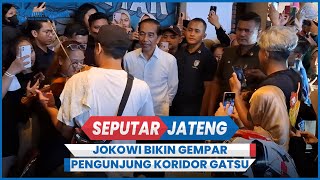 Kehadiran Jokowi Bikin Gempar Pengunjung Koridor Gatsu Solo