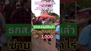 ข่าวดี!ธกส.อนุมัติแล้วเงินชาวนาไร่ละ1,000 #ข่าวดี #ดีใจ #เกษตรพอเพียง #ชาวนา #เกษตรกร #ไร่ละ1000