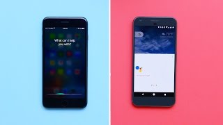 Google Assistant vs Siri! (2016)