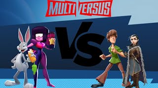 Bugs \u0026 Garnet VS Shaggy \u0026 Arya - Multiversus Gameplay