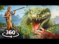 VR 360 TITANOBOA ON SNAKE ISLAN 3 - Escaping the Pirates VIRTUAL REALITY 4K